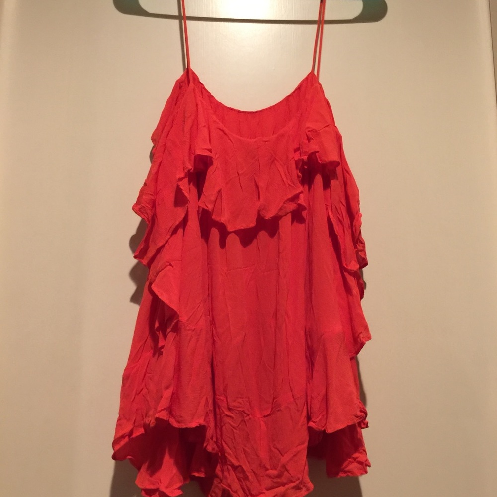 SOLD π Free People Boho Ruffle Top - Picture 8 of 8